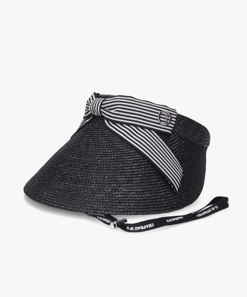 Chapeau d' O Front Ribbon MUGI Visor / シャポードオー(サン Chapeau d' O Front Ribbon MUGI Visor / シャポードオー(サン