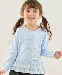 KP | mimiちゃん 段フリル長袖チュニック(Tシャツ/カットソー)