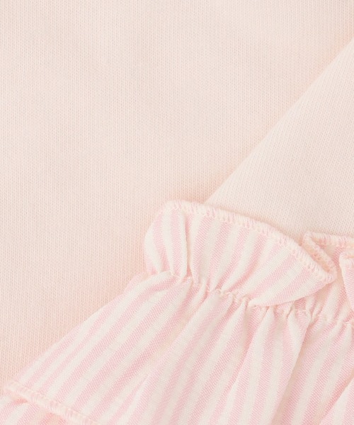 KP（ケーピー）の「mimiちゃん 段フリル長袖チュニック（Tシャツ/カットソー・キッズ・サックスブルー/ピンク・90cm/130cm/100cm/110cm/120cm）」の16枚目の写真