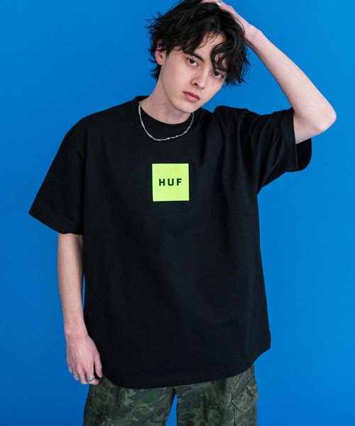 HUF（ハフ）の「新色追加 HUF ハフ オーバーサイズアソートプリント半袖Tシャツ（Tシャツ/カットソー・メンズ・A/I/D/C/F/E/G/B/M/L/K/N/J/H/O/P/U/T/Q/S/R・XL/M/L）」の3枚目の写真