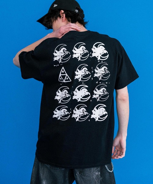 HUF（ハフ）の「新色追加 HUF ハフ オーバーサイズアソートプリント半袖Tシャツ（Tシャツ/カットソー・メンズ・A/I/D/C/F/E/G/B/M/L/K/N/J/H/O/P/U/T/Q/S/R・XL/M/L）」の6枚目の写真