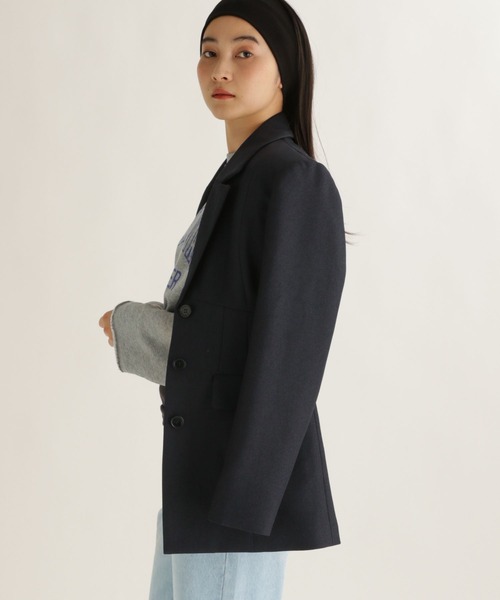 studio CLIP（スタディオクリップ）の「【daily CLIP】ペプラムジャケット（テーラードジャケット・レディース・ネイビー/カーキ・LARGE/MEDIUM）」の14枚目の写真