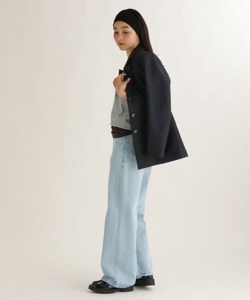 studio CLIP（スタディオクリップ）の「【daily CLIP】ペプラムジャケット（テーラードジャケット・レディース・ネイビー/カーキ・LARGE/MEDIUM）」の18枚目の写真