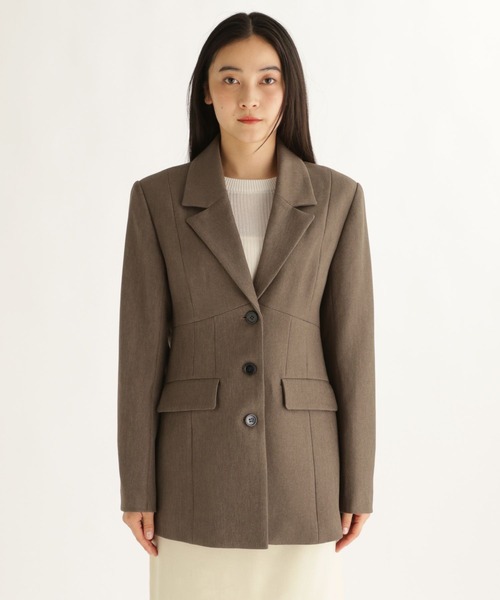 studio CLIP（スタディオクリップ）の「【daily CLIP】ペプラムジャケット（テーラードジャケット・レディース・ネイビー/カーキ・LARGE/MEDIUM）」の20枚目の写真