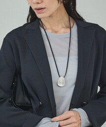 qualite | レザーワントップネックレス/牛革(ネックレス)