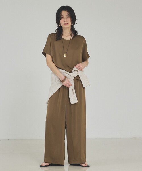 qualite（カリテ）の「レザーワントップネックレス/牛革（ネックレス・レディース・ゴールド/シルバー・フリー）」の19枚目の写真