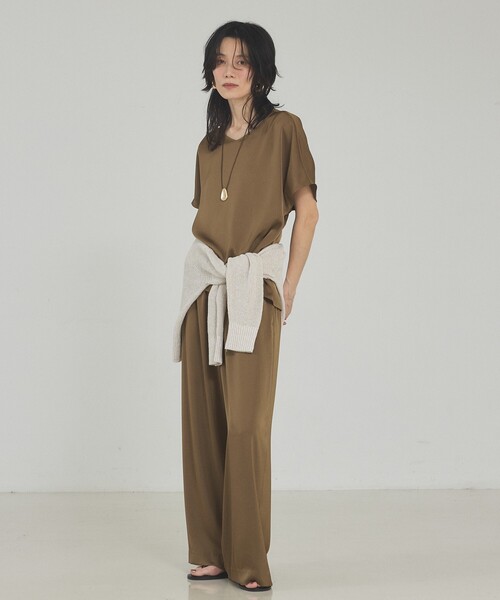 qualite（カリテ）の「レザーワントップネックレス/牛革（ネックレス・レディース・ゴールド/シルバー・フリー）」の21枚目の写真