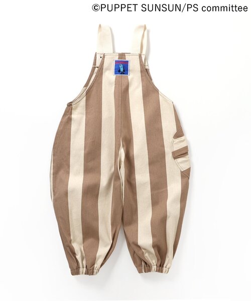 BREEZE（ブリーズ）の「パペットスンスン サロペット（サロペット/オーバーオール・キッズ・ベージュ/ブルー・80/90/100/110/120/130）」の14枚目の写真