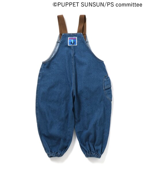 BREEZE（ブリーズ）の「パペットスンスン サロペット（サロペット/オーバーオール・キッズ・ベージュ/ブルー・80/90/100/110/120/130）」の15枚目の写真