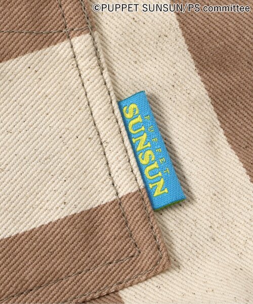 BREEZE（ブリーズ）の「パペットスンスン サロペット（サロペット/オーバーオール・キッズ・ベージュ/ブルー・80/90/100/110/120/130）」の20枚目の写真