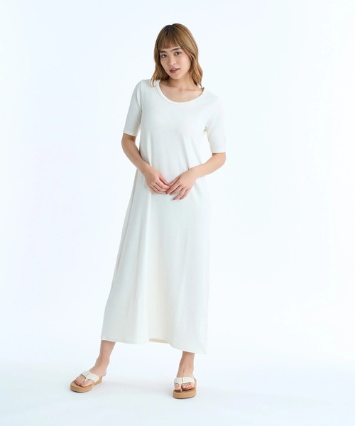 ROXY(ロキシー)の「ROXY ウィメンズ FOLLOW UP DRESS バックデザイン ワンピース 【2026年春夏モデル】/ロキシーゆったりワンピース(ワンピース・レディース・グレー/ナチュラル・SMALL/MEDIUM/LARGE)」の2枚目の写真