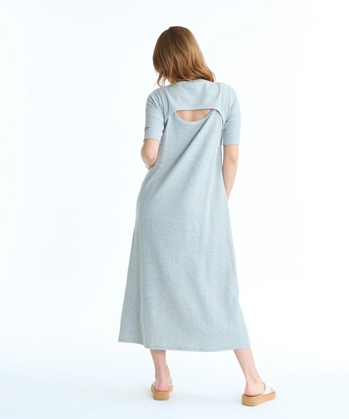 ROXY(ロキシー)の「ROXY ウィメンズ FOLLOW UP DRESS バックデザイン ワンピース 【2026年春夏モデル】/ロキシーゆったりワンピース(ワンピース・レディース・グレー/ナチュラル・SMALL/MEDIUM/LARGE)」の8枚目の写真