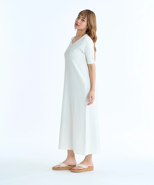 ROXY(ロキシー)の「ROXY ウィメンズ FOLLOW UP DRESS バックデザイン ワンピース 【2026年春夏モデル】/ロキシーゆったりワンピース(ワンピース・レディース・グレー/ナチュラル・SMALL/MEDIUM/LARGE)」の4枚目の写真