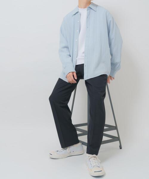 ITEMS URBANRESEARCH（アイテムズ アーバンリサーチ）の「Every Day TRテーパードスラックス（その他パンツ・メンズ・ベージュ/ネイビー/グレー/ブラック・SMALL/MEDIUM/LARGE）」の6枚目の写真