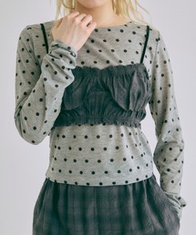 EN NEUME | Sheer Dotted Crewneck Long Tee(Tシャツ/カットソー)
