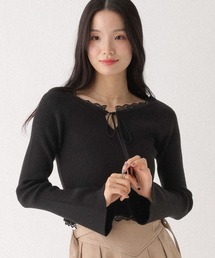 ニット/セーター（ブラック/黒色系・レース）ファッション通販 - ZOZOTOWN