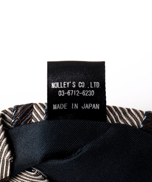 NOLLEY’S(ノーリーズ)の「BBCダブルストライプジャガード 26SSコレクション(ネクタイ・メンズ・ブラウン系その他/グレー系その他・FREE)」の7枚目の写真