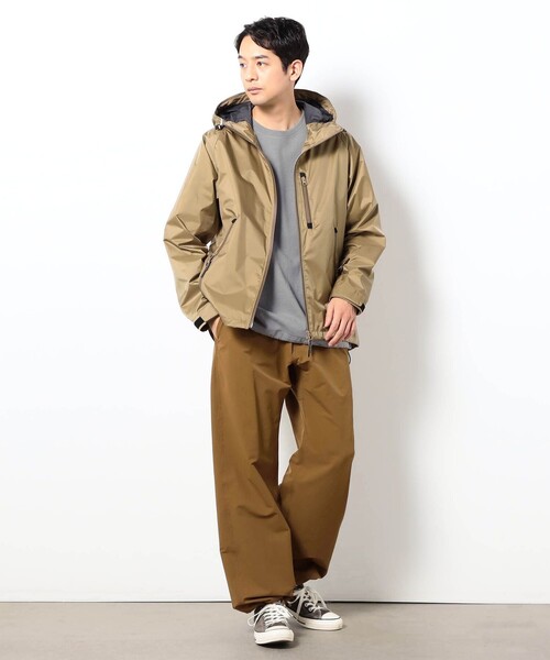 NANGA（ナンガ）の「【NANGA別注】 日本製 オーロラテックス シェルブルゾン（マウンテンパーカー・メンズ・ベージュ/ネイビー/カーキ/ブラック・L/S/M/XL）」の5枚目の写真