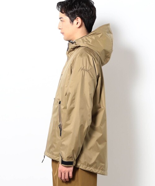 NANGA（ナンガ）の「【NANGA別注】 日本製 オーロラテックス シェルブルゾン（マウンテンパーカー・メンズ・ベージュ/ネイビー/カーキ/ブラック・L/S/M/XL）」の7枚目の写真