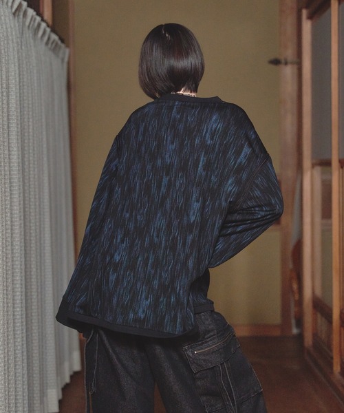 狐独(コドク)の「2wayフレアスリーブロンT(Tシャツ/カットソー・メンズ・ブラック/ダークブルー・LARGE/MEDIUM)」の20枚目の写真