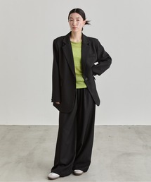 NUJOH（ヌゾ）の「Wide Tuck Slacks / ワイドタックスラックス（スラックス）」