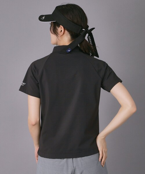 adabat（アダバット）の「【ADABAT NAVY】クールナイロンモックT（Tシャツ/カットソー・レディース・ブラック/ホワイト・42/40/38）」の10枚目の写真