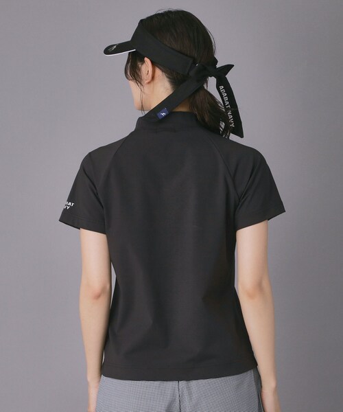 adabat（アダバット）の「【ADABAT NAVY】クールナイロンモックT（Tシャツ/カットソー・レディース・ブラック/ホワイト・42/40/38）」の16枚目の写真