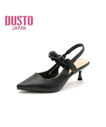 【DUSTO】レディース ギャザーストラップ付き ミュールパンプス(MA)