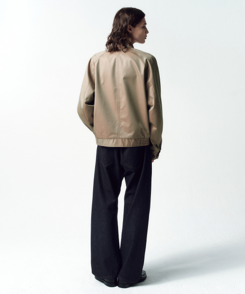 INSILENCE(インサイロンス)の「シャンブレー ヘリンボーンジャケット モカブラウン(ブルゾン・レディース・その他・SMALL/MEDIUM/LARGE)」の3枚目の写真