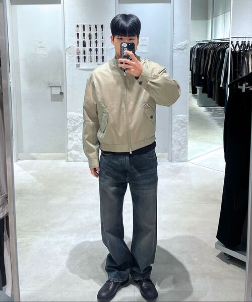 INSILENCE(インサイロンス)の「シャンブレー ヘリンボーンジャケット モカブラウン(ブルゾン・レディース・その他・SMALL/MEDIUM/LARGE)」の4枚目の写真