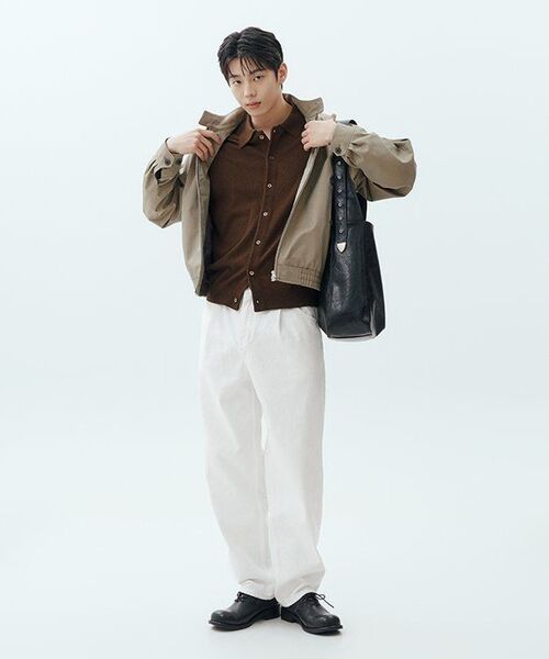 INSILENCE(インサイロンス)の「シャンブレー ヘリンボーンジャケット モカブラウン(ブルゾン・レディース・その他・SMALL/MEDIUM/LARGE)」の11枚目の写真