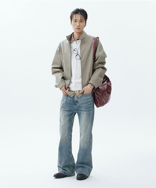 INSILENCE(インサイロンス)の「シャンブレー ヘリンボーンジャケット モカブラウン(ブルゾン・レディース・その他・SMALL/MEDIUM/LARGE)」の12枚目の写真