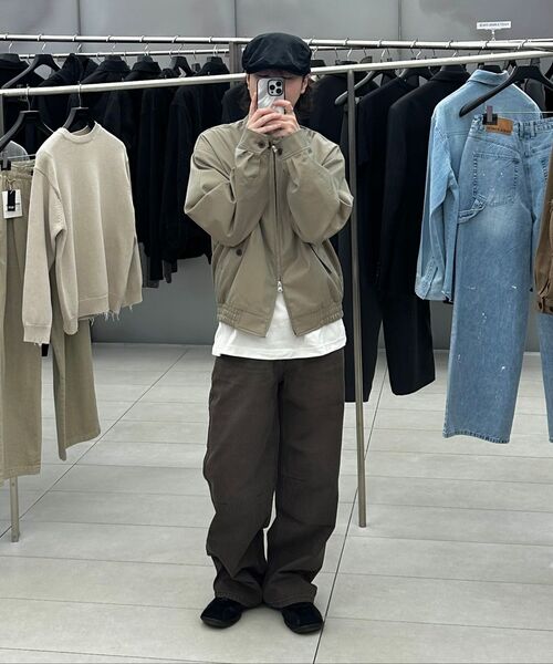 INSILENCE(インサイロンス)の「シャンブレー ヘリンボーンジャケット モカブラウン(ブルゾン・レディース・その他・SMALL/MEDIUM/LARGE)」の13枚目の写真