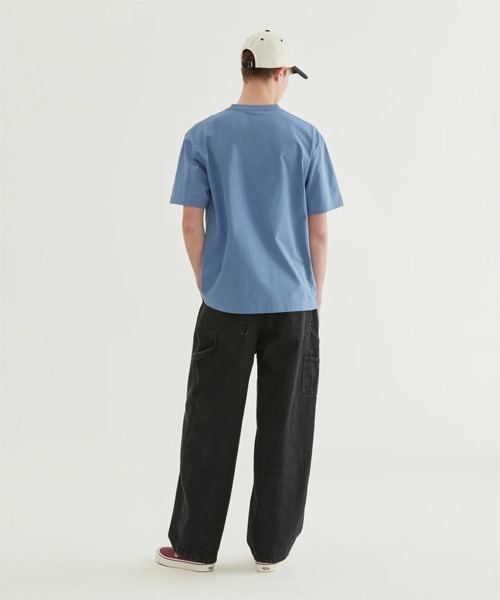 COVERNAT(カバーナット)の「SMALL C LOGO T-SHIRT(Tシャツ/カットソー・メンズ・ブルー系その他/ブラック/ホワイト/イエロー・MEDIUM/X-SMALL/SMALL/LARGE/X-LARGE/XX-LARGE)」の7枚目の写真
