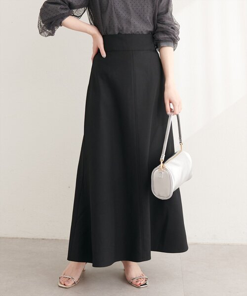 natural couture(ナチュラルクチュール)の「ドット釦デザイン2WAYスカート(スカート・レディース・チャコールグレー/アイボリー/ブラック/サックスブルー・FREE)」の20枚目の写真