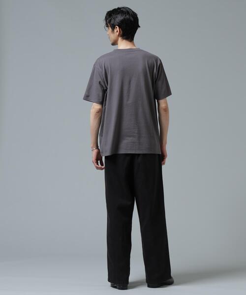 NANO universe(ナノユニバース)の「Anti Soaked(R) 汗染み防止 ライトウェイト 5.6oz ミドルシルエットTシャツ(Tシャツ/カットソー・メンズ・レッド系その他2/スモークピンク/サックスブルー/ホワイト/ボルドー/チャコール・S/M/L)」の13枚目の写真
