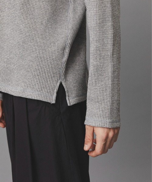 PUBLIC TOKYO（パブリックトウキョウ）の「サーマルヘンリーネックTEE（Tシャツ/カットソー・メンズ・ブラック/イエロー/グレー・1/2）」の11枚目の写真