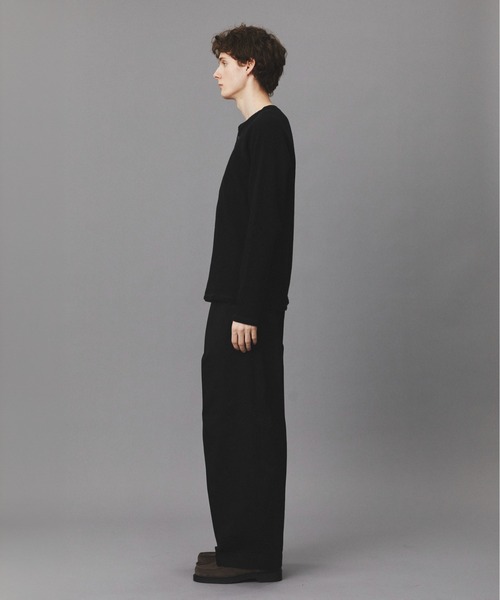 PUBLIC TOKYO（パブリックトウキョウ）の「サーマルヘンリーネックTEE（Tシャツ/カットソー・メンズ・ブラック/イエロー/グレー・1/2）」の7枚目の写真