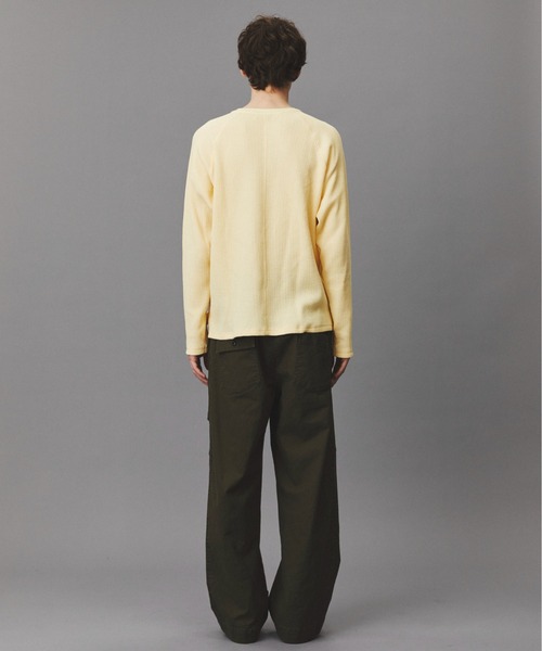 PUBLIC TOKYO（パブリックトウキョウ）の「サーマルヘンリーネックTEE（Tシャツ/カットソー・メンズ・ブラック/イエロー/グレー・1/2）」の20枚目の写真