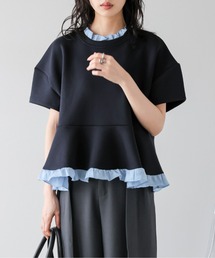 SUGAR BISKET シュガービスケット　フリルトップス　ピンク　新品 SUGAR BISKET（シュガービスケット） ブラウス シャツ フリル