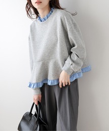 SUGAR BISKET | フリルドッキングペプラムトップス(Tシャツ/カットソー)