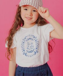 Boribon | スワン・フラワープリントモチーフTシャツ(Tシャツ/カットソー)