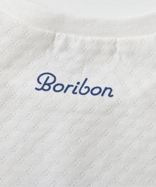 Boribon(ボリボン)の「スワン・フラワープリントモチーフTシャツ(Tシャツ/カットソー・キッズ・サーモンピンク/オフホワイト・80/90/100/110/120)」の5枚目の写真