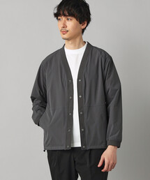 【撥水】【COMME CA MEN BLACK】〔TEXBRID〕Vネックカーディガン