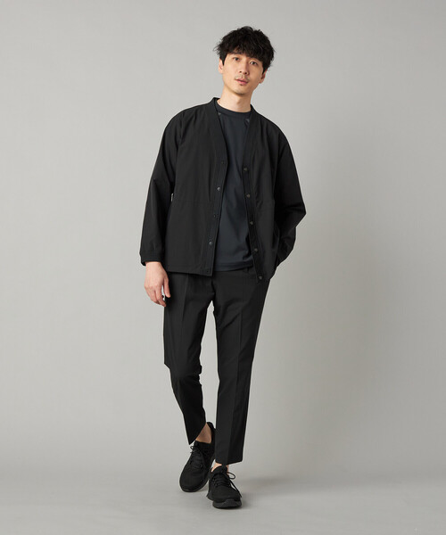 COMME CA MEN(コムサメン)の「【撥水】【COMME CA MEN BLACK】〔TEXBRID〕Vネックカーディガン(Tシャツ/カットソー・メンズ・チャコールグレー/ブラック・L/M)」の10枚目の写真
