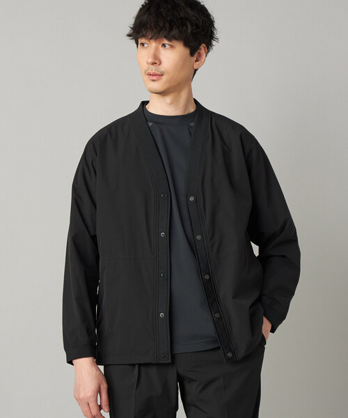 COMME CA MEN(コムサメン)の「【撥水】【COMME CA MEN BLACK】〔TEXBRID〕Vネックカーディガン(Tシャツ/カットソー・メンズ・チャコールグレー/ブラック・L/M)」の13枚目の写真