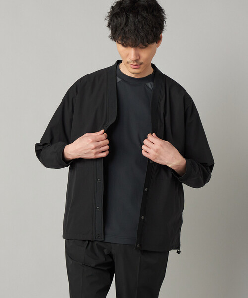 COMME CA MEN(コムサメン)の「【撥水】【COMME CA MEN BLACK】〔TEXBRID〕Vネックカーディガン(Tシャツ/カットソー・メンズ・チャコールグレー/ブラック・L/M)」の14枚目の写真