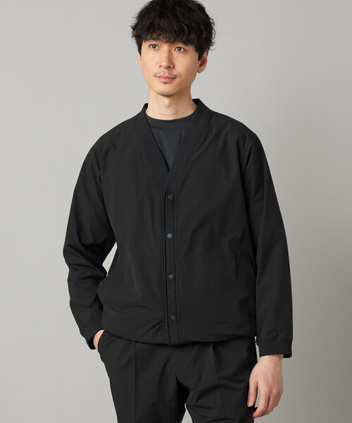 COMME CA MEN(コムサメン)の「【撥水】【COMME CA MEN BLACK】〔TEXBRID〕Vネックカーディガン(Tシャツ/カットソー・メンズ・チャコールグレー/ブラック・L/M)」の15枚目の写真