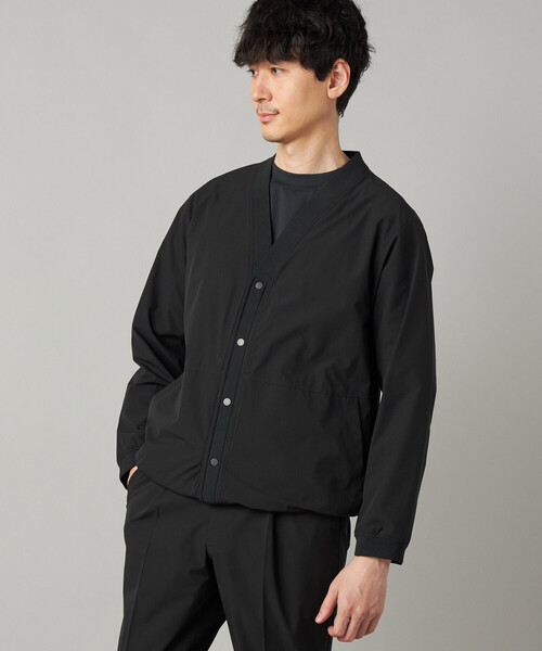 COMME CA MEN(コムサメン)の「【撥水】【COMME CA MEN BLACK】〔TEXBRID〕Vネックカーディガン(Tシャツ/カットソー・メンズ・チャコールグレー/ブラック・L/M)」の16枚目の写真