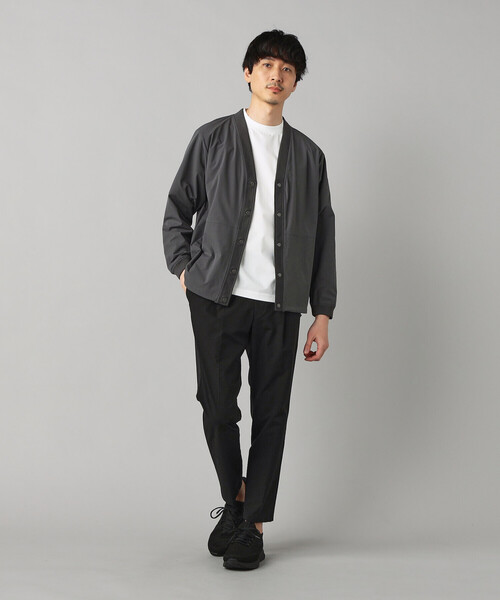 COMME CA MEN(コムサメン)の「【撥水】【COMME CA MEN BLACK】〔TEXBRID〕Vネックカーディガン(Tシャツ/カットソー・メンズ・チャコールグレー/ブラック・L/M)」の19枚目の写真